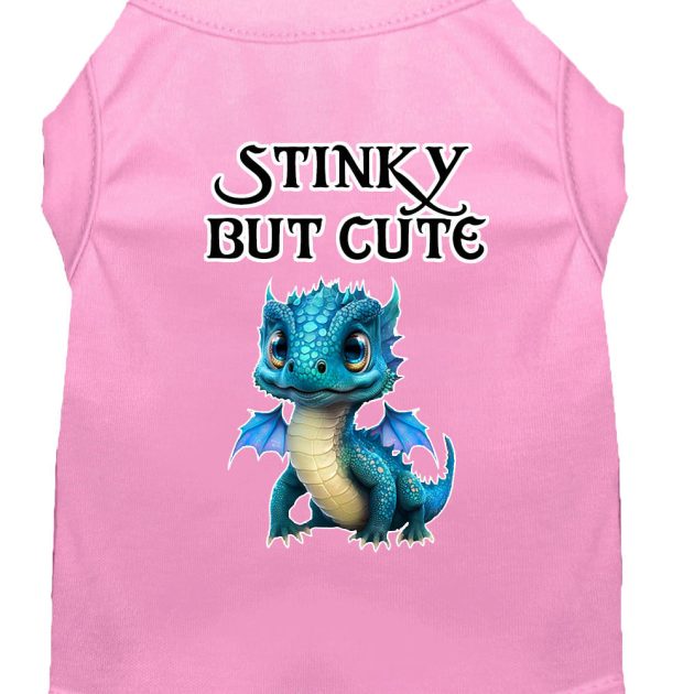 Stinky But Cute Dragon Screen Printed Pet Shirt