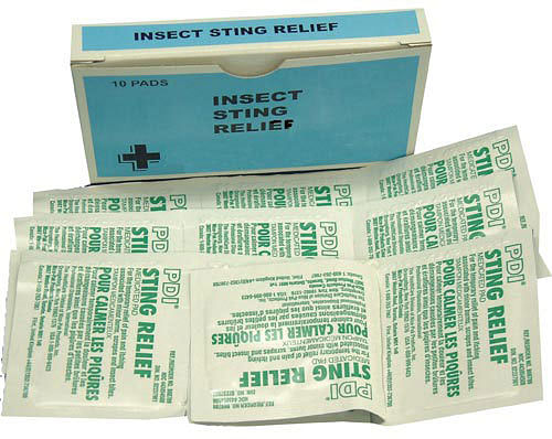 Insect Sting Swabs wipes Kits